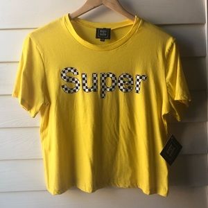 Riot Queen Super Neon Yellow Crop Top